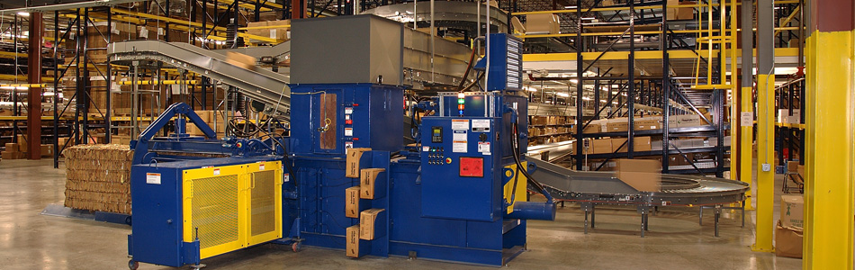 Se muestra la Compactadora American Baler Serie DC 